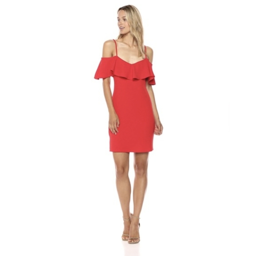 BCBGeneration EUC Flounce Mini Dress Size SM